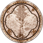 Western Escape Cowhide Rug - 8 Ft. Round