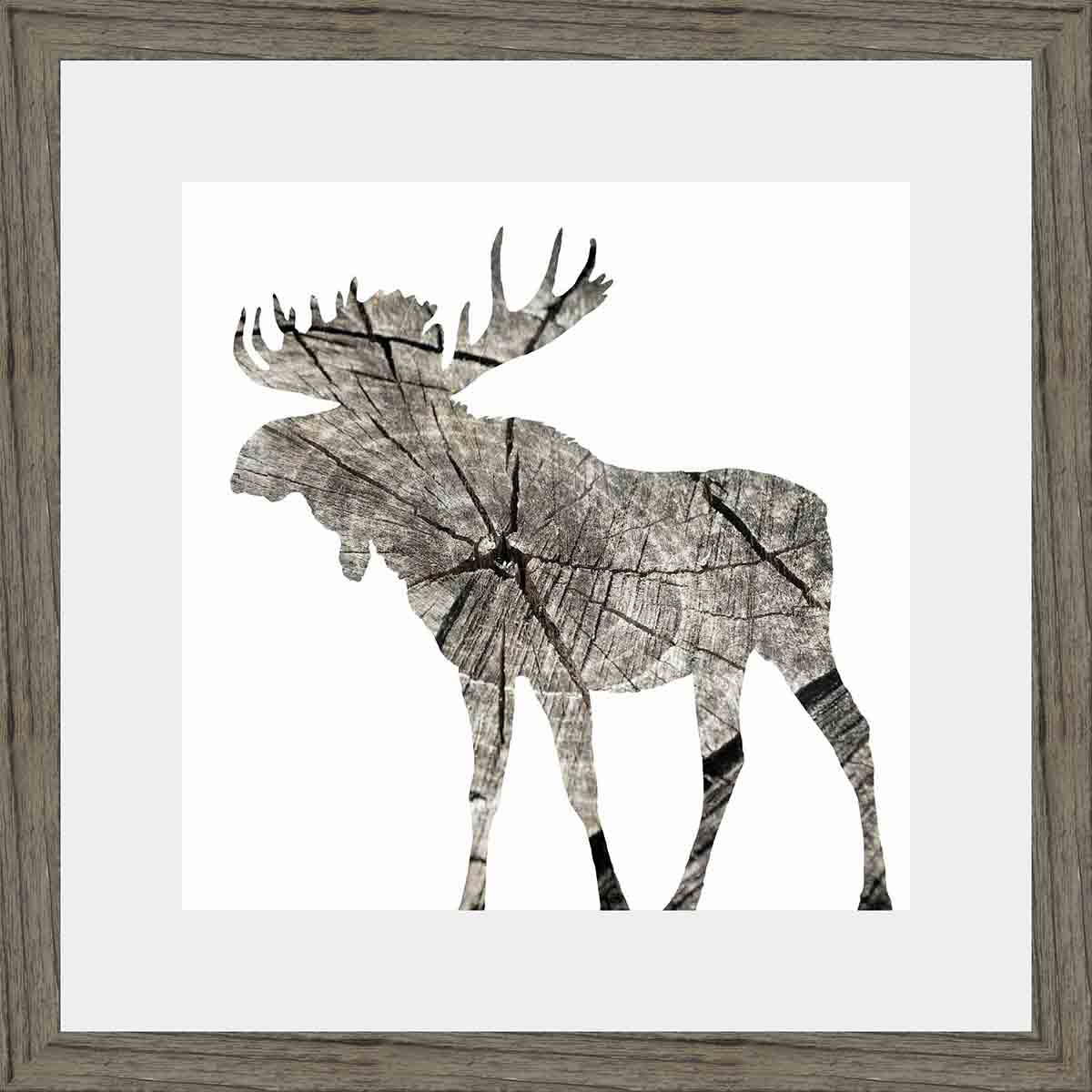 Woodwork Moose II Wall Art