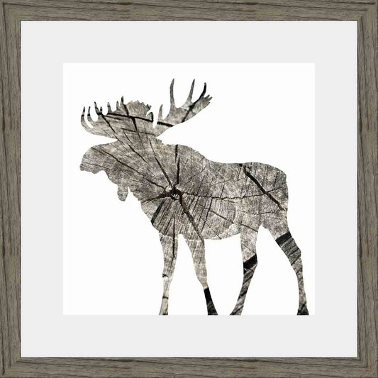 Woodwork Moose II Wall Art