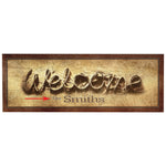 Personalized Welcome Rope Stretched Canvas