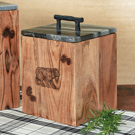 Pine Woods Bear Canister - Small - OVERSTOCK