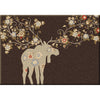 Moose Blossom Chocolate Rug - 4 x 5