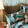 Distressed Faux Leather Euro Sham