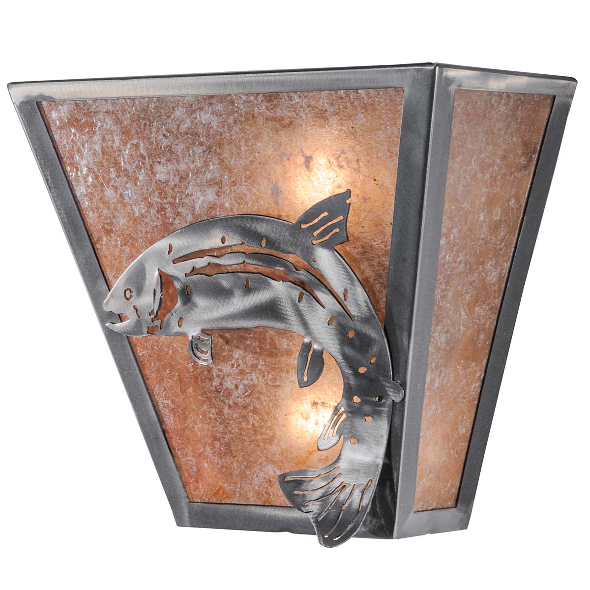 Jumping Trout Wall Sconce
