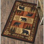 Grand Repose Black Bear Rug - 8 x 11