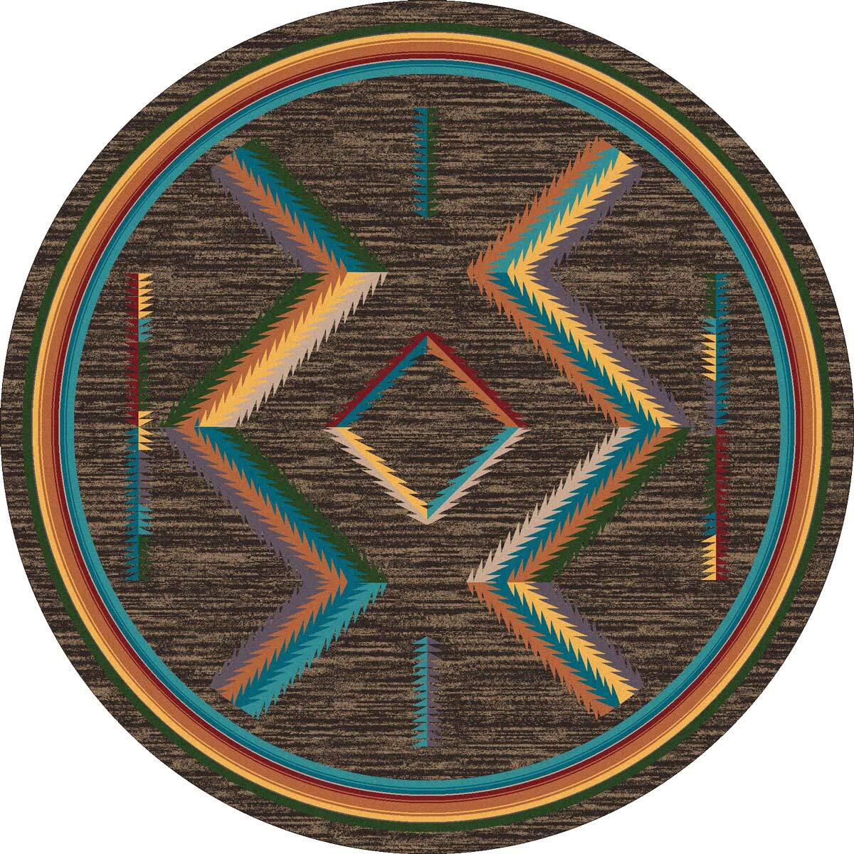 Grand Canyon Bright Rug - 8 Ft. Round