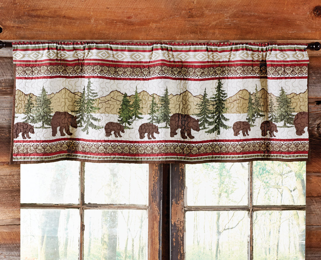 Bear Journey Valance