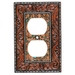 Vaquero Tooled Leather Outlet Cover