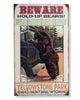 Beware of Bears Sign