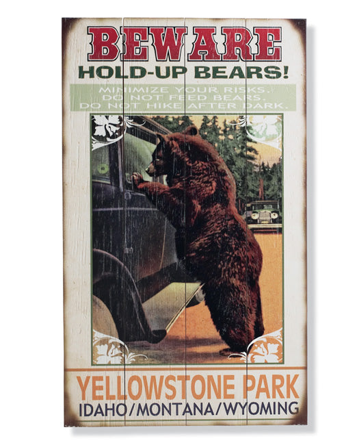 Beware of Bears Sign