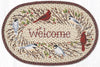 Wintry Welcome Oval Rug