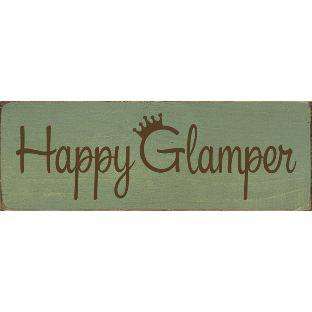 Happy Glamper Wood Sign