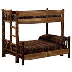 Appalachian Lodge Queen/Twin Bunk Bed - Ladder Right