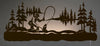 Fly Fishing Back Lit Wall Art