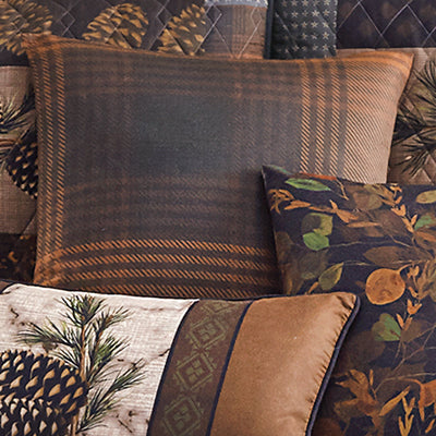 Woodland Plaid Accent Pillow