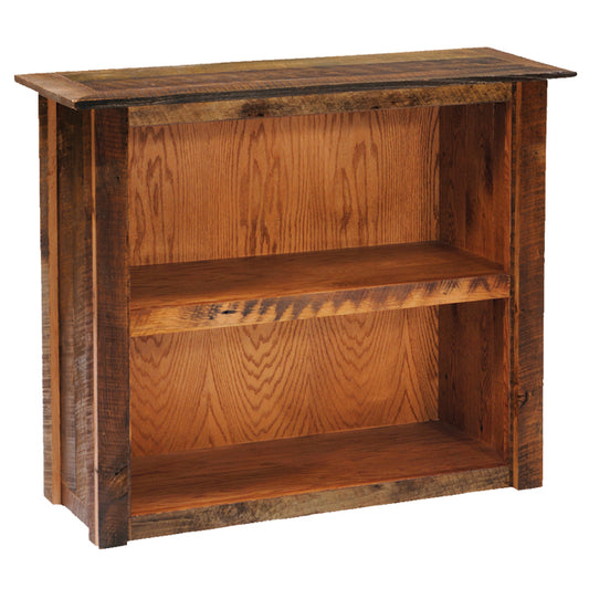 Barnwood Small Bookshelf with Barnwood Legs