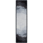 Mountain Crest Gray Rug - 2 x 8