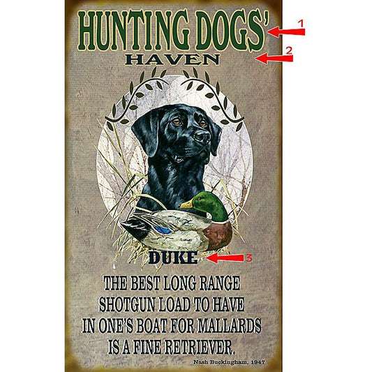 Dog Haven Sign - 14 x 24