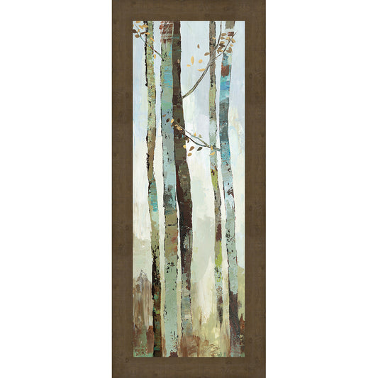 Bluish Birch Tree II Framed Wall Art