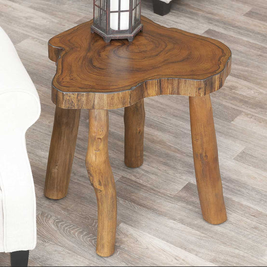 Natural Edge End Table