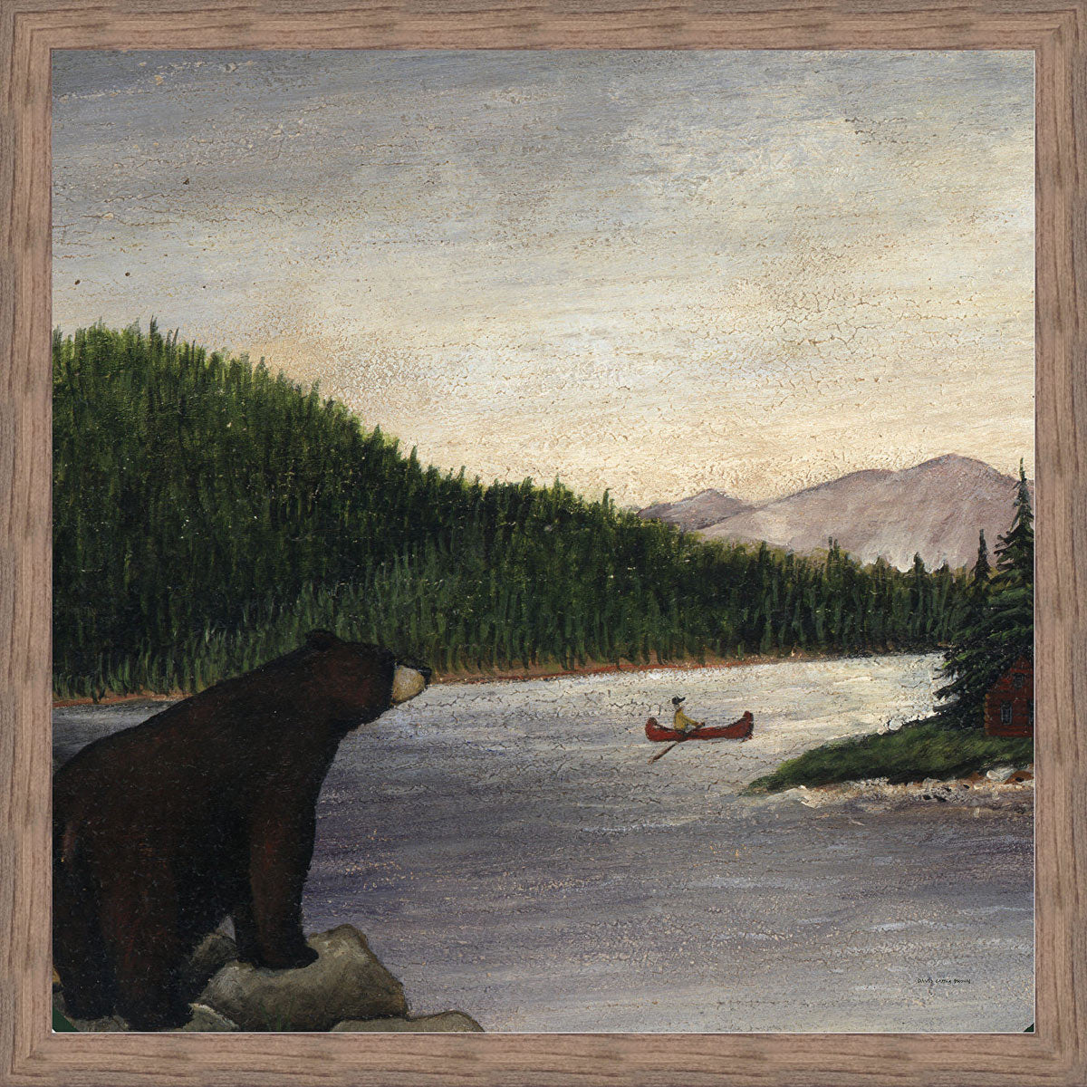 Evergreen Basin Bear Wall Art