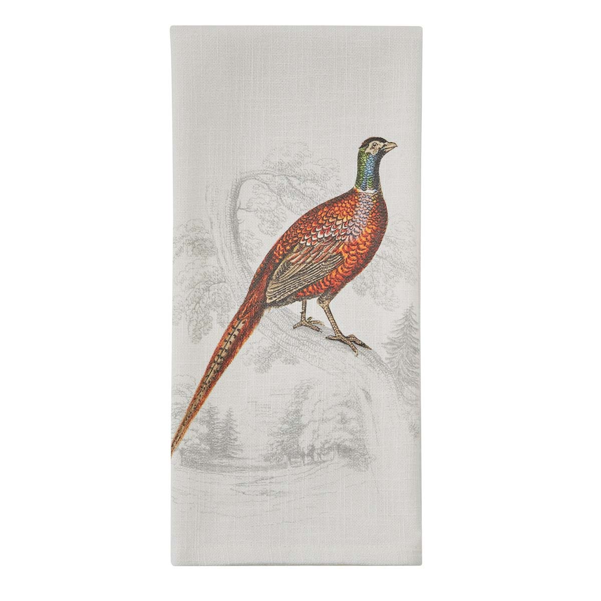 Roosting Pheasant Dishtowels - Set of 4