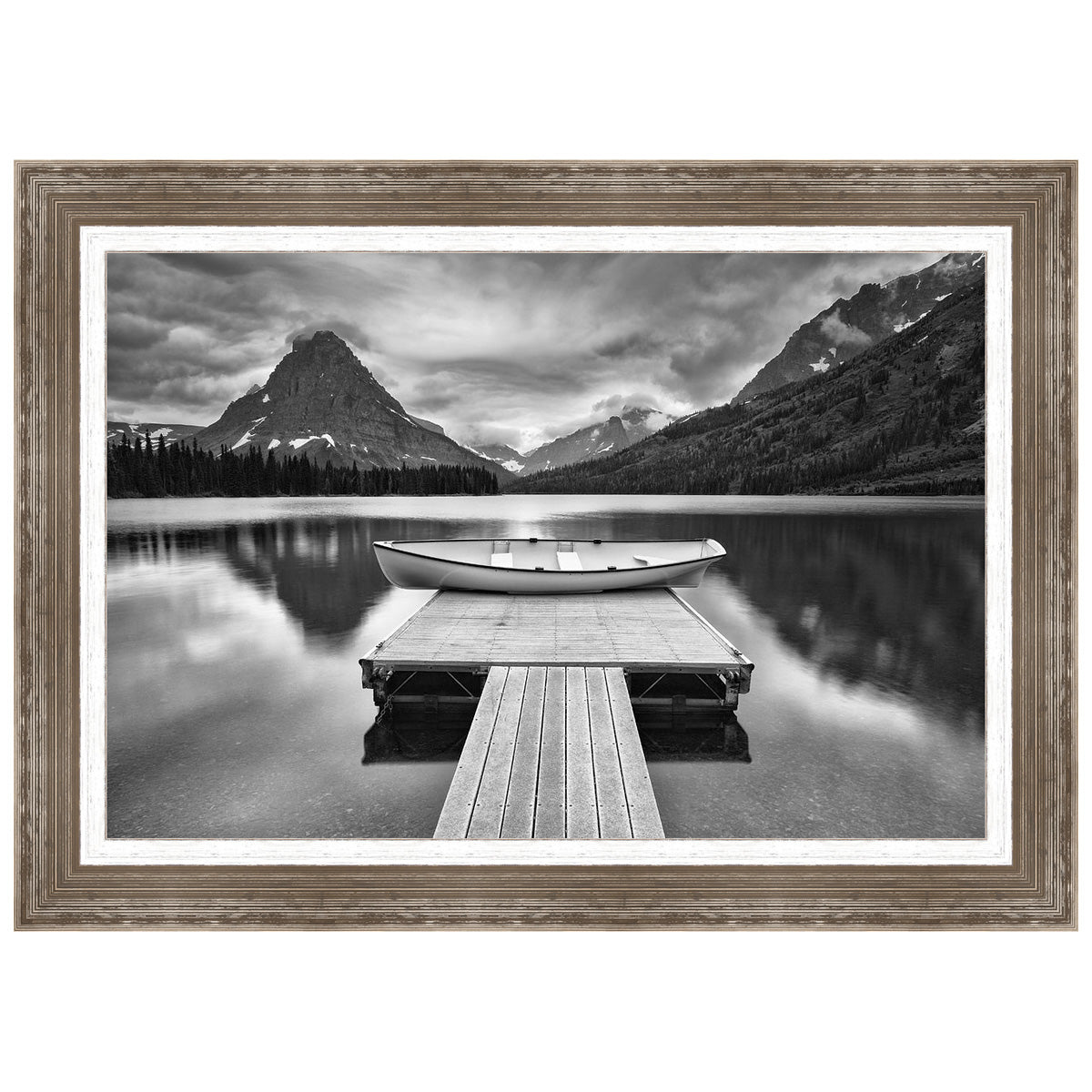 Two Medicine Lake Framed Print