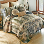 Misty Forest Quilt Bed Set - Queen