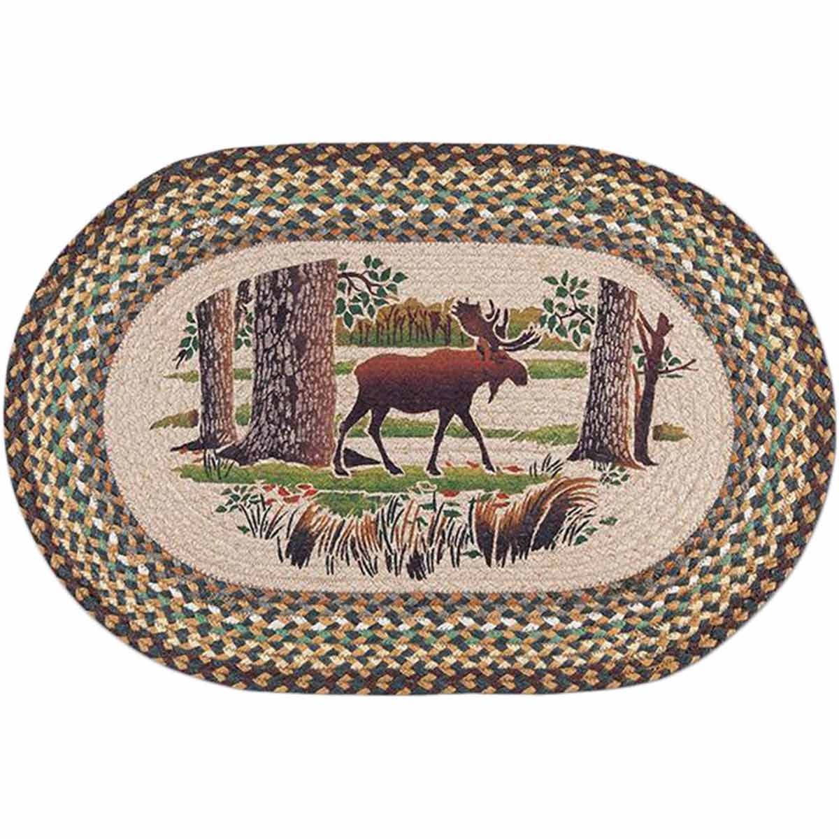 Woodland Moose Rug - OUT OF STOCK UNTIL 07/06/2026