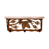 Pine Cone 20 Inch Pine Hook Shelf