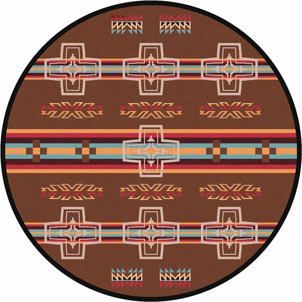Canyon Cross Rug - 8 Ft. Round