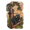 Sunset Bears Carved Wood Art