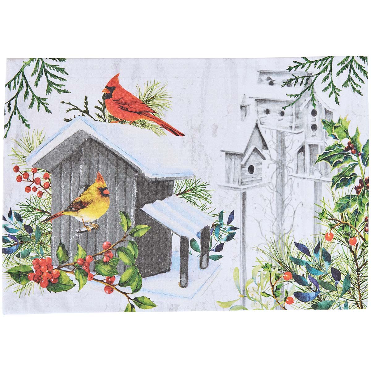 Always & Forever Cardinal Placemats - Set of 4