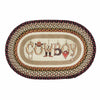 Cowboy Braided Oval Accent Rug