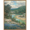 Wildflower Stream Framed Canvas