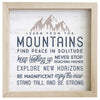 Mountain Wisdom Wall Art