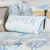 Seascape Coral Summer Pillow - OVERSTOCK