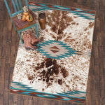 Santa Fe Cowhide Rug - 2 x 8