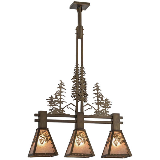Pine Mountain 3-Light Island Pendant