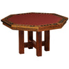 Barnwood Poker Table with Timber Base