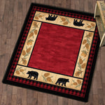 Timberland Bears Rug - 8 Ft. Square