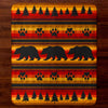 Golden Twilight Bears Throw