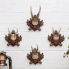 Black Forest Deer Horn Plaques - Set of 4