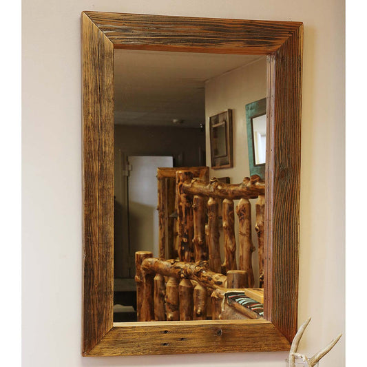 Rustic Barnwood Mirror