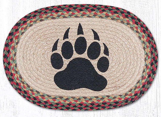 Bear Paw Jute Placemats - Set of 2