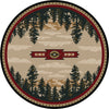 Autumn Point Rug - 8 Foot Round