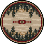 Autumn Point Rug - 8 Foot Round