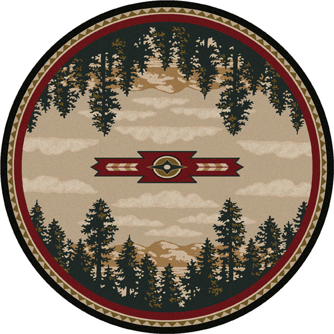 Autumn Point Rug - 8 Foot Round