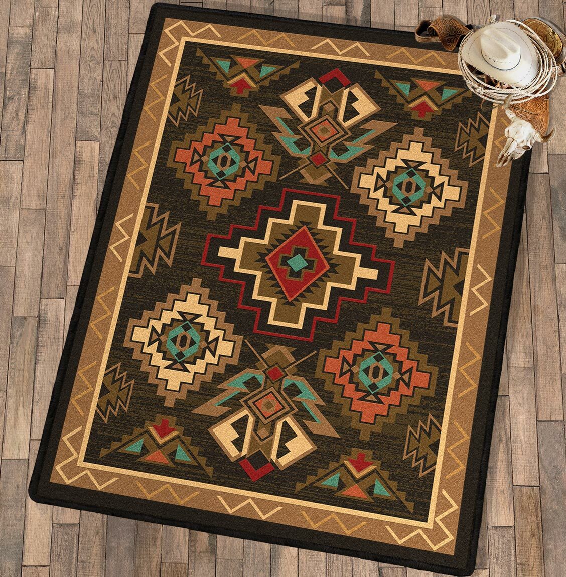 Teton Peaks Rug - 5 x 8