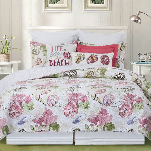 Sea Harvest Quilt Bed Set - King